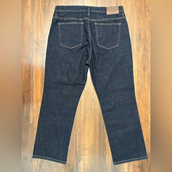Lauren Ralph Lauren Classic Straight Jeans Size 14 P Dark Wash Preppy School EUC - Picture 8 of 16